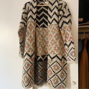 Duster Cardigan Patterned